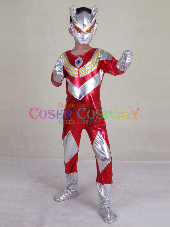 Ultraman Tiga Trigger Power Type Cosplay Costume Red